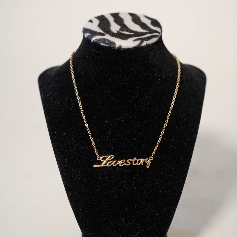 Gold 'Lovestory' Necklace